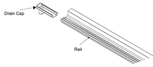 BAK PARTS-356A0011 - BAKFlip Drain Valve Replacement for Rail Assembly - RACKTRENDZ