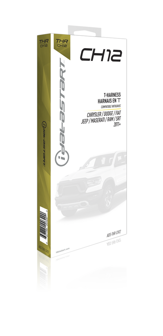 iDatastart ADS-THR-CH12 - T-Harness For Chrysler/Dodge/ Jeep Models 11-20 - RACKTRENDZ