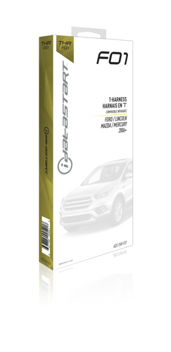 iDatastart ADS-THR-FO1 - T-Harness for DC3 and HC Series - Key Start Vehicles Ford from 2006 and up - RACKTRENDZ