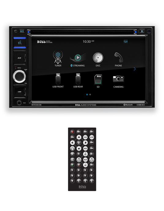 Boss BV9364B - Double-DIN DVD Player 6.2" Touchscreen Bluetooth - RACKTRENDZ