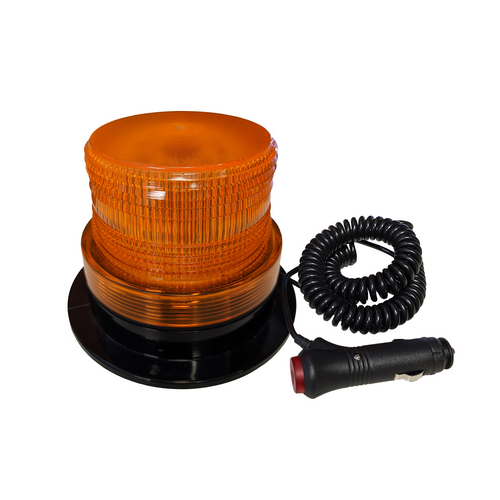 Uni-Bond E-333AM - 3.75″ Amber LED Beacon with Cigarette Plug - RACKTRENDZ