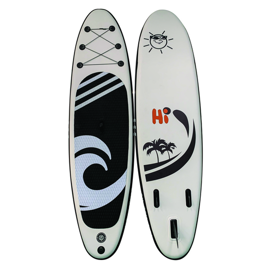 HISUP HISUP02 - Hi Sup Inflatable Board White/Black 10'5" - RACKTRENDZ