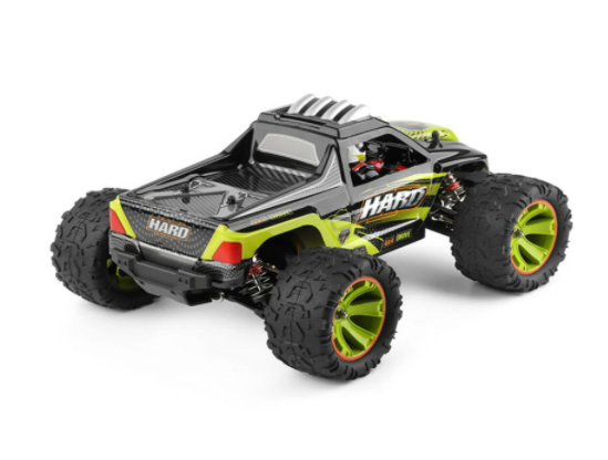 Load image into Gallery viewer, Huina 144002 - Black &amp; Green Electric RC 4WD Bigfoot Truck 2.4Ghz speed up to 60km/h - RACKTRENDZ
