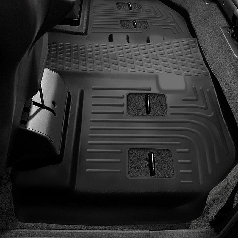 Load image into Gallery viewer, Husky Liners® • 55521 • X-Act Contour • Floor Liners • Black • Front • Chrysler Town Country 08-16 - RACKTRENDZ
