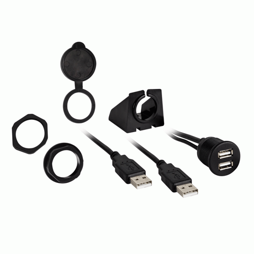 Metra IBR74 - Metra DUAL USB Pass Through Extension, Retail Pack - RACKTRENDZ