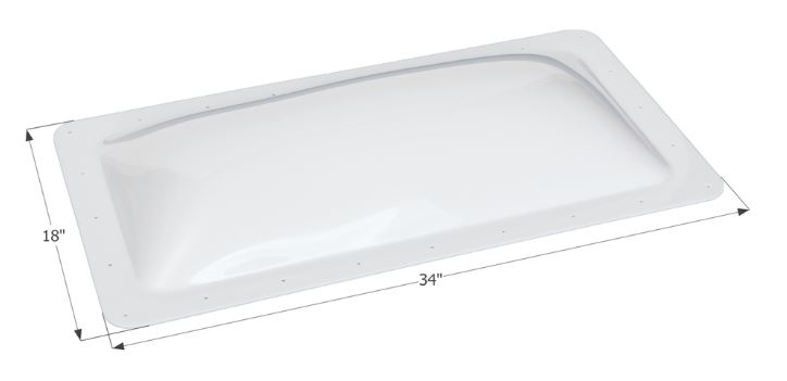 Load image into Gallery viewer, Icon Technologies 01848 - RV Skylight - 30&quot; x 14&quot; - Clear
