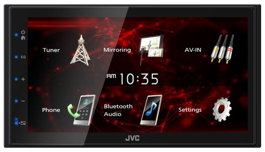 JVC KWM180BT - Digital multimedia receiver 6.8" WVGA - RACKTRENDZ