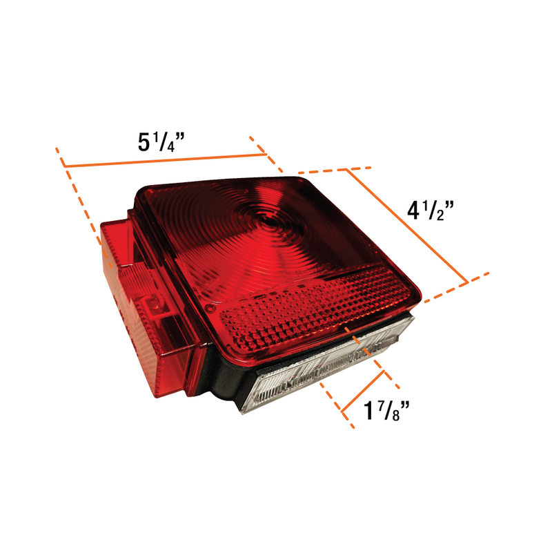 Load image into Gallery viewer, Uni-Bond LTL4142L - LED Submersible S/T/T/L Lamp Red For Over 80&quot; Vehicule - RACKTRENDZ

