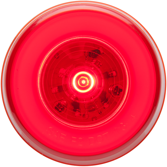 Optronics MCL157RB - MCL157 Series, Red Round 2.5
