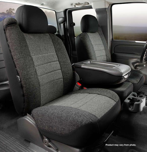 FIA® • OE37-30 CHARC • OE • Original equipment tweed custom fit truck seat covers. - RACKTRENDZ