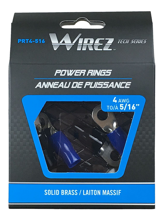 Wirez PRT4-516B 4 AWG Power Rings - RACKTRENDZ