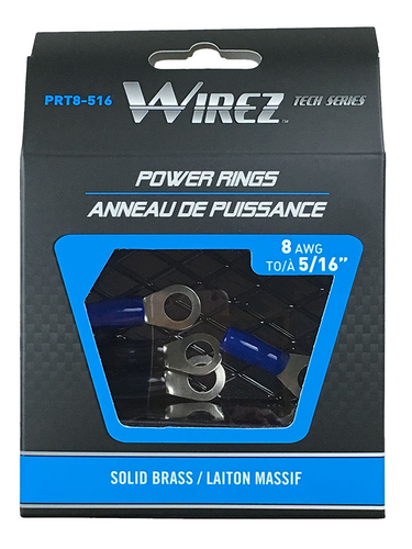 Wirez PRT8-516B 8 AWG Power Rings - RACKTRENDZ