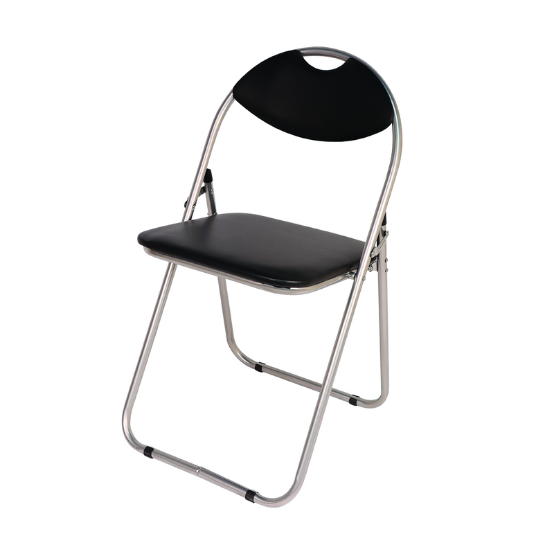 Load image into Gallery viewer, (6) Steel and polyurethane folding chair BLACK
