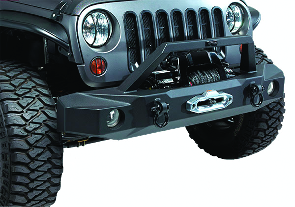 Load image into Gallery viewer, Rampage Trailguard 99510 Front Black Bumper for Jeep Wrangler 07-19 - RACKTRENDZ
