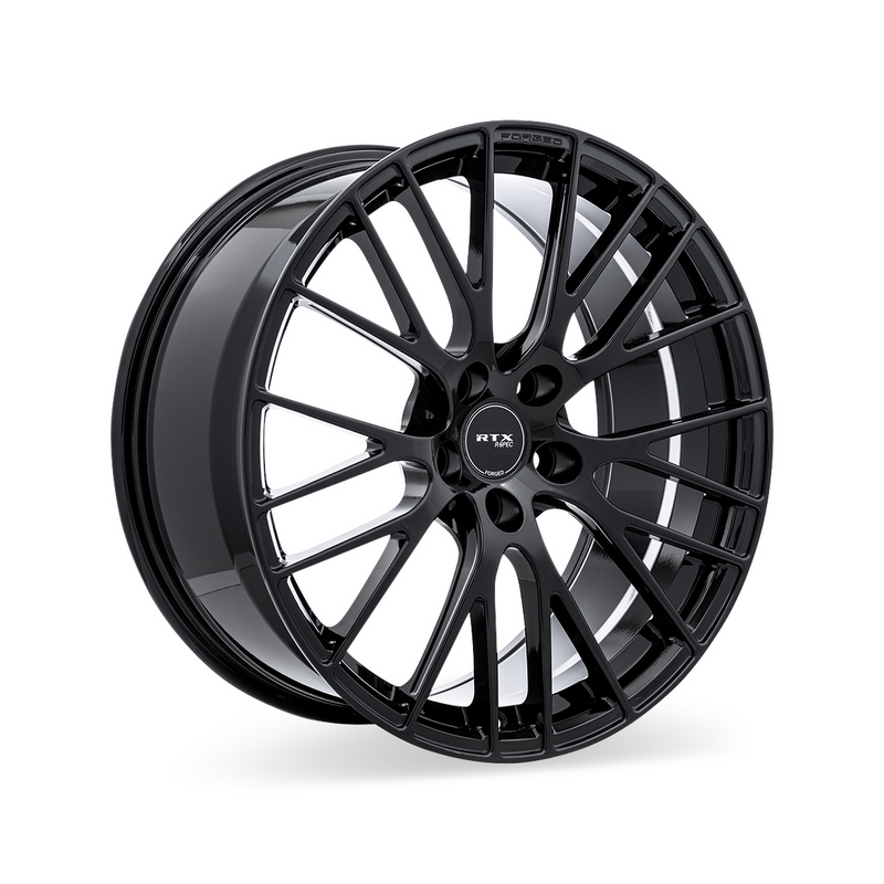 Load image into Gallery viewer, RTX® (R-Spec) • 083146 • RS04F • Gloss Black • 19x8.5 5x114.3 ET35 CB64.1
