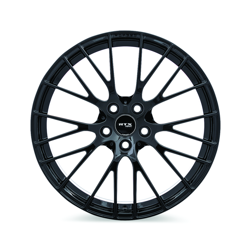 Load image into Gallery viewer, RTX® (R-Spec) • 083148 • RS04F • Gloss Black • 19x9.5 5x114.3 ET40 CB64.1
