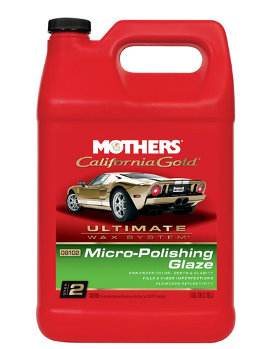 Mothers 08102 - California Gold® Micro-Polishing Glaze 1 Gallon (1 unit) - RACKTRENDZ