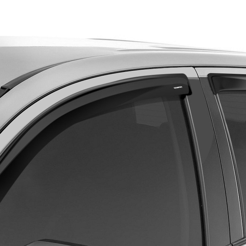 Load image into Gallery viewer, Stampede® • 61100-2 • Tape-Onz • Rain Deflectors • Ford F-150 (Crew Cab) 15-23 / F-250,350,450 (Crew Cab) 17-23 - RACKTRENDZ
