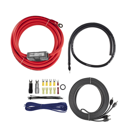Metra V8-AK4 - v8 4 AWG Amp Kit - 1500 W with RCA Cable - RACKTRENDZ