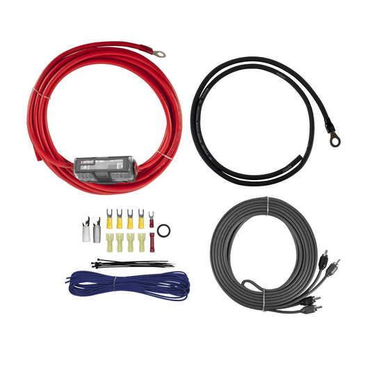 Metra V8-AK8 - v8 8 AWG Amp Kit - 600 W with RCA Cable - RACKTRENDZ