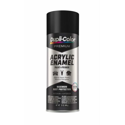 Dupli-Color CDA1605 - Black Acrylic Enamel Paint 340 g - RACKTRENDZ