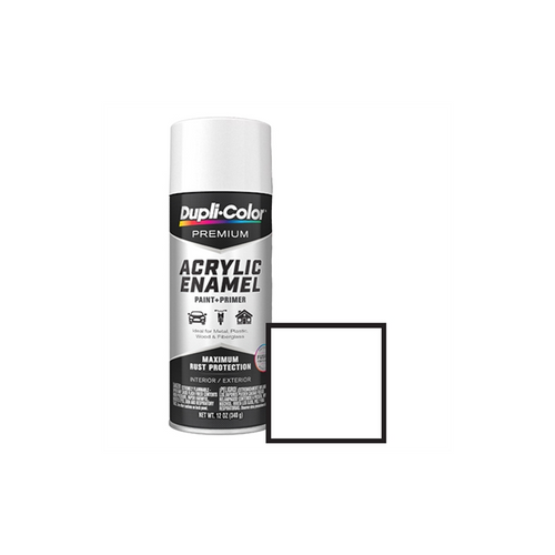 Dupli-Color CDA1670-6 - Gloss White Acrylic Enamel Paint, aerosol (6) - RACKTRENDZ