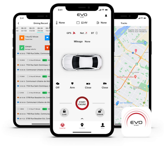 Fortin EVOSTART - Kit EVO START-LTE with connecting cable Mobile App - RACKTRENDZ