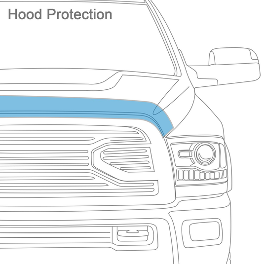 AVS® • 24321 • Bugflector II • Dark Smoke Hood Shield • Ford Ranger 04-11 - RACKTRENDZ