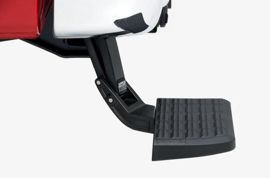 AMP Research® • 75328-01A • BedStep • Retractable Bumper Step • Ford F-150 21-23 - RACKTRENDZ