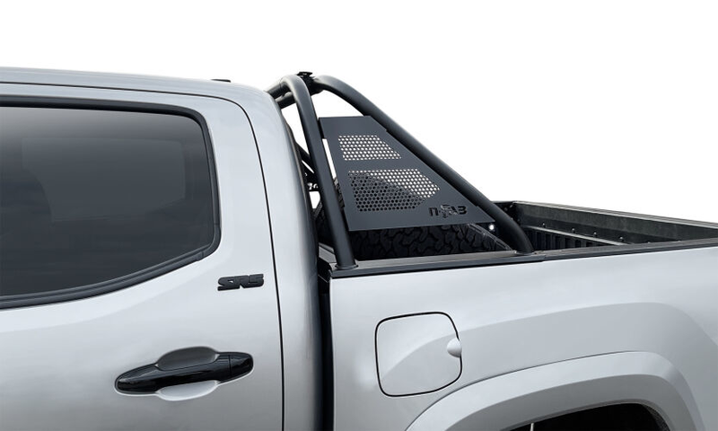 Load image into Gallery viewer, N-Fab J19BR-TX - Arc Sports Bar Textured Black for Jeep Gladiator 20-22 with Roll-N-Lock and Rugged Ridge Armis Retractable Bed Cover Only - Jeep Gladiator 20-23 - RACKTRENDZ
