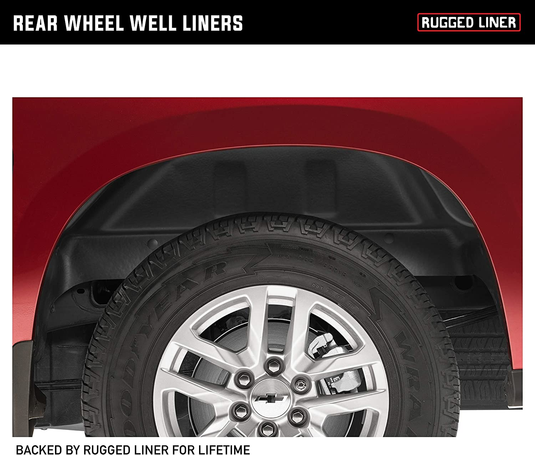Rugged Liner WWC19 - Wheel Well Liners for Chevy Silverado 1500 19-23 - RACKTRENDZ