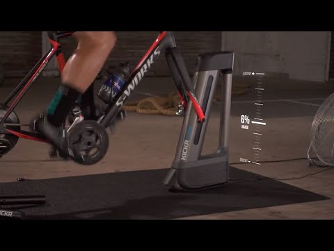 Load and play video in Gallery viewer, Wahoo KICKR Climb Indoor Grade Simulator for KICKR Smart Bike Trainers
