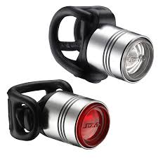 Load image into Gallery viewer, Lezyne Femto Drive Front and Rear Bike Light Set, Silver - RACKTRENDZ
