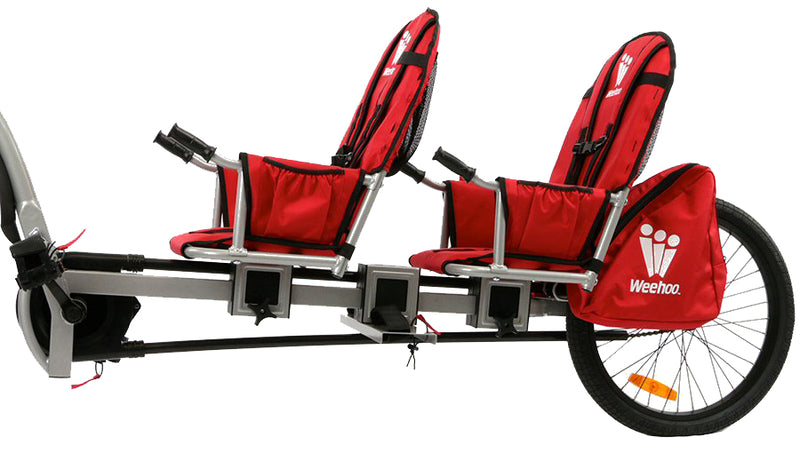 Load image into Gallery viewer, Weehoo iGo Two Seat Trailer for Bike, 2 Passenger - RACKTRENDZ
