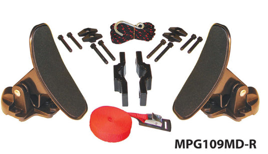 Malone Saddle Up Pro Adjustable Saddle Kayak & Paddleboard Carrier - RACKTRENDZ