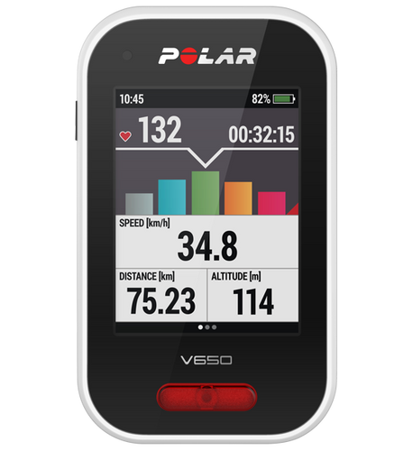 Polar V650 Cycling Computer, Heart Rate Sensor - RACKTRENDZ
