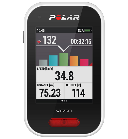 Polar V650 Cycling Computer, Heart Rate Sensor - RACKTRENDZ