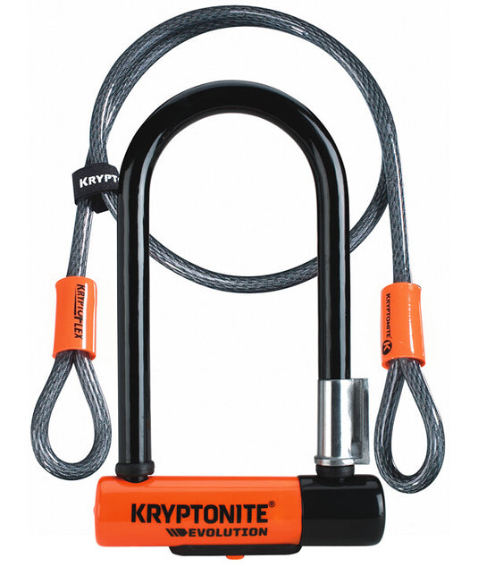 Kryptonite Evolution Mini-7 w/ 4' Flex Cable