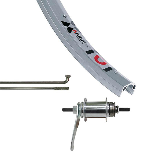 Single Wall - 16" - Alloy Rim - Silver