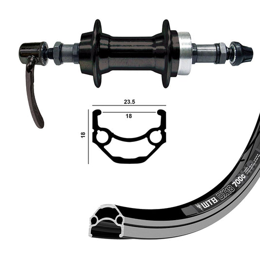 WTB DX18 QR 700C / 29''