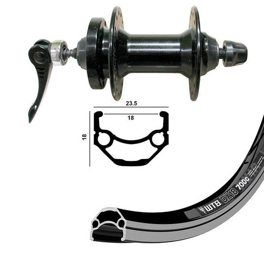 WTB DX18 QR Rim and Disc 27.5''