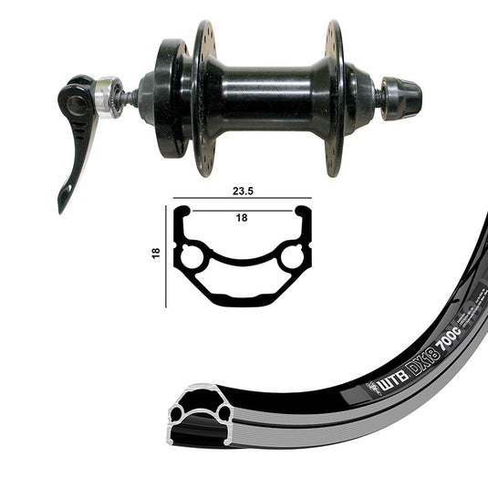 WTB DX18 QR Rim and Disc 700C / 29''