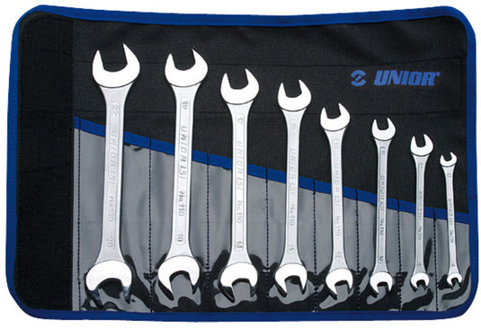 Unior Tools Set of open end wrenches in bag