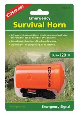 1240 - COGHLANS - EMERGENCY SURVIVAL HORN UPC: 056389012400