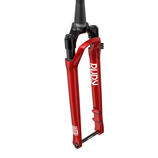 RockShox, Rudy Ultimate XPLR A2, Suspension Fork, 700C, Solo Air, 30mm, 1-1/8''-1.5'', 12x100mm TA, Rake: 51mm, Red