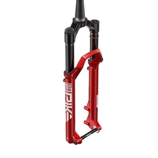 RockShox, Pike Ultimate C2, Suspension Fork, 27.5'', DebonAir+ W/ButterCups, 120mm, 1-1/8''-1.5'', 15x110mm TA, Rake: 37mm, Red