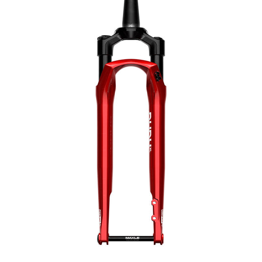 RockShox, Rudy XL Ultimate A1, Suspension Fork, 700C, Solo Air, 50mm, 1-1/8''-1.5'', 12x100mm TA, Rake: 45mm, Red