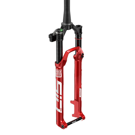 RockShox, SID SL Flight Attendant E2, Suspension Fork, 29'', DebonAir, 100mm, 1-1/8''-1.5'', 15x110mm TA, Rake: 44mm, Red, Remote: Sold Separately