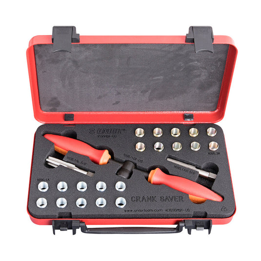 Unior Tools Crank Saver - Pedal thread repair and insert kit