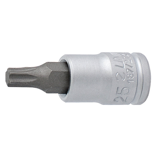 Unior Tools Screwdriver socket with TX profile 1/4"